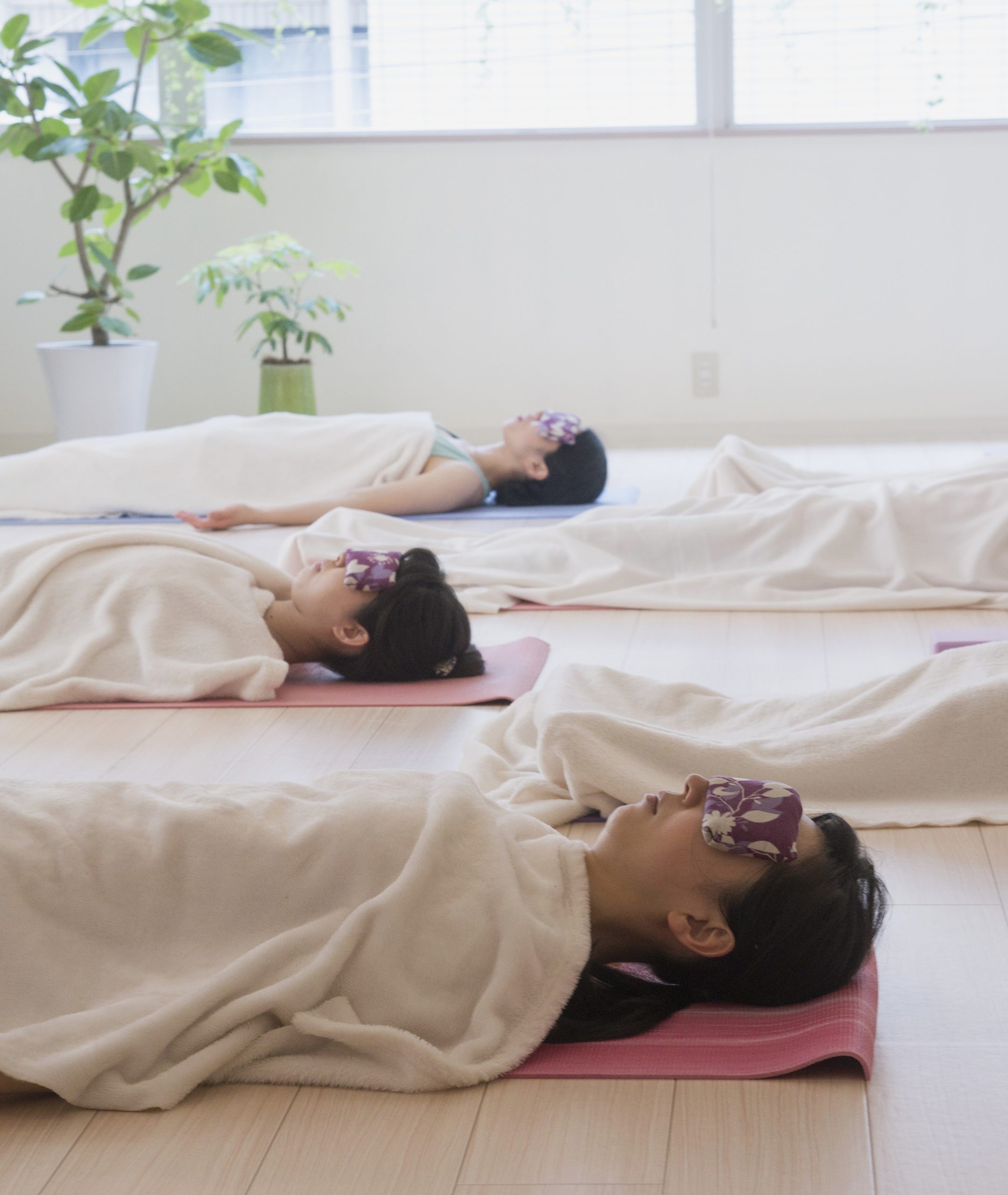 ヨガニードラ クラスの様子